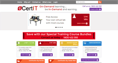 Desktop Screenshot of ecertit.com.au